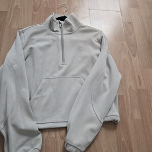 Lululemom Oversized Half-Zip Cropped (Softstreme) Excellent Condition